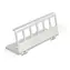 Delock 90656 / Montážní panel Keystone / 6 portů / Pro DIN lištu / Nerezová ocel