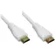 Techly bílá / HDMI kabel / 0,5 m / 4K / s Ethernetem / ARC