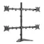 Equip černá / Stolní držák pro monitor / 17"-32" / VESA 75x75-100x100 mm / nosnost 9 kg / 360° otočení