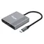 Equip USB-C 3v1 černá / USB-C adaptér / HDMI 4K/60Hz / USB-A 3.2 / PD 100W / kabel 0,25 m