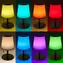 Schwaiger TILA0166 černá/bílá / LED dobíjecí stolní lampa / RGB / solární dobíjení / IP44 / 200 lm