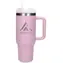 Extralink Black Forest pudrová růžová / Termohrnek / 1200 ml / s brčkem