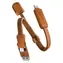 Energea Sheath Key 2v1 oranžová / Nabíjecí a datový kabel na klíčenku / USB-C / 60 W / 15 cm