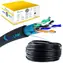 Extralink CAT5E / Kabel FTP / venkovní / gelovaný / drát / 305 m / černý