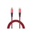 2GO 797197 červená / Datový a nabíjecí kabel / Lightning - USB-C / 1 m / nylon