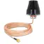 Delock LTE anténa SMA černá / Anténa / všesměrová / 2 dBi / RG-316U 5m / IP67