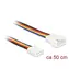 Delock / Prodlužovací kabel PWM pro ventilátor / 4-pin / 0,5 m