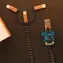 ThumbsUp! Ravenclaw hnědá, fialová / Nabíjecí kabel / 3v1 / USB-A, Micro-USB, Lightning, USB-C / 1 m