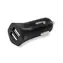 Equip černá / Autonabíječka / 2x USB / 12/24 V / 12 W