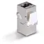 Lindy Cat6A Keystone metalická / Keystone modul / RJ-45 - RJ-45 / Zinek / 500 MHz