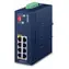 Planet Industrial 4-port PoE++ injektor hub / PoE injektor / 802.3bt / 8x Gigabit RJ-45 / IP30 / DIN/nástěnná montáž