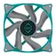 Iceberg Thermal IceGALE tyrkysová / Ventilátor / 140 mm / FDB ložisko / 1600 RPM / 96 CFM