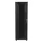 Lanberg FF01-8242-12BL černá / Stojanový rozvaděč / 19" / 42U / 800x1200 mm / prosklené dveře