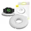 Baseus ACSLH-02 bílá / Organizér a držák nabíječky Apple Watch / PC+TPU