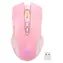 ONIKUMA CW905 růžová / Herní myš / bezdrátová / RGB / 7 tlačítek / 6400 DPI