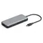 Digitus DA-70914 šedá / Dokovací stanice / USB-C / 7 portů / HDMI 4K / Gigabit Ethernet / PD nabíjení