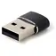 Gembird černá / Adaptér / USB-A (M) - USB-C (F)