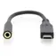 Digitus Redukce USB-C - 3,5mm Jack / 0,2m / audio in/out / černá
