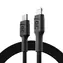 Green Cell Power Stream černá / Nabíjecí a datový kabel Lightning - USB-C / MFi / 1 m