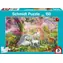 SCHMIDT Puzzle Květiny a jednorožci / 150 dílků / 43,2 × 29,1 cm