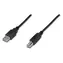 Digitus černá / Propojovací kabel USB 2.0 / Typ A - B (M/M) / 1 m