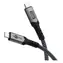 Goobay černá, šedá / Kabel / USB-C / USB4 / 240 W / 40 Gbit/s / Power Delivery / 0,5 m
