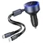 Vention FFOB0 / Nabíječka do auta / USB-C port + kabely USB-C a Lightning / 60W