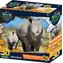 PRIME 3D Puzzle Ohrožené druhy: Nosorožec / 3D efekt / 100 dílků