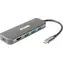 D-Link DUB-2333 šedá / USB-C hub / 5v1 / HDMI 4K 30Hz / PD 20V/3A / 3x USB-A 3.0