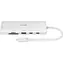 D-Link DUP-A01 šedá / USB-C hub / 10v1 / 2x HDMI 4K / 60 Hz / 2x USB-C / 2x USB-A / RJ-45 / PD 100W / SD/microSD