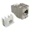 XtendLan Keystone RJ45 / Zásuvkový modul / CAT6A / STP / Zaklapávací zezadu