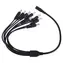 XtendLan Napájecí rozbočovač 1:8 / Napájecí rozbočovač / DC jack 2,1mm / kabel 2mm/0,3mm