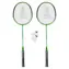 SULOV zeleno-černý / Badmintonový set / 2x raketa 24 cm / 2x míček / Cestovní vak