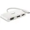 D-Link DUB-V310 bílá / USB-C adaptér / 3v1 HDMI + VGA + DisplayPort / 4K 30 Hz