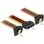 Delock 60145 / Napájecí kabel / SATA 15pin (M) - 2x SATA 15pin (F) / 0,15 m