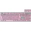 Genesis Lead 300 Double Shot Keycaps růžová / Sada náhradních kláves / 112 ks / ABS / US layout