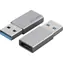 4smarts USB-A - USB-C šedá / Adaptér