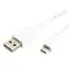 OEM bílý / Kabel USB-A - microUSB B / 5pin / 1,8 m