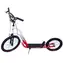 KUBIsport Storm bíločervená / Koloběžka / Nafukovací kola 20/16"