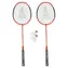 SULOV Badmintonový set oranžová / 2x raketa / 2x míček / cestovní vak