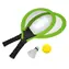 RULYT Líný tenis set zelený / 2× raketa / míček / košíček