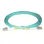 XtendLan FO patch LC-LC / Optický patch kabel / 3 m / OM3 50/125 / duplex / LS0H