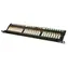 XtendLan Patch panel 19" / UTP / 24 portů / Cat6 / LSA / 0,5U / černý