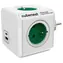 Cubenest PowerCube Original PD 20W A+C bílá/zelená / Rozbočovač / 4x zásuvka / USB-A + USB-C / Dětská pojistka