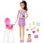 MATTEL Panenka Barbie Skipper: Klub opatrovnic JJB44 / S miminkem a krmícím křesílkem / od 3 let