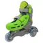 TRISKATE Basic zelené vel. XS (27-30) / Dětské kolečkové brusle / 3 kolečka / PVC 64x24 mm