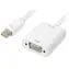 Sharkoon mini DisplayPort - VGA bílá / Adaptér / 15 cm