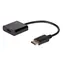 Akyga černá / Adaptér DisplayPort - HDMI