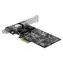Delock / Síťová karta / PCI Express x2 / 2x RJ45 2,5 Gigabit LAN / RTL8125