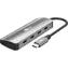 Goobay Slim USB-C hub šedá / Rozbočovač / 4 porty / USB 3.2 Gen 2 10 Gb/s